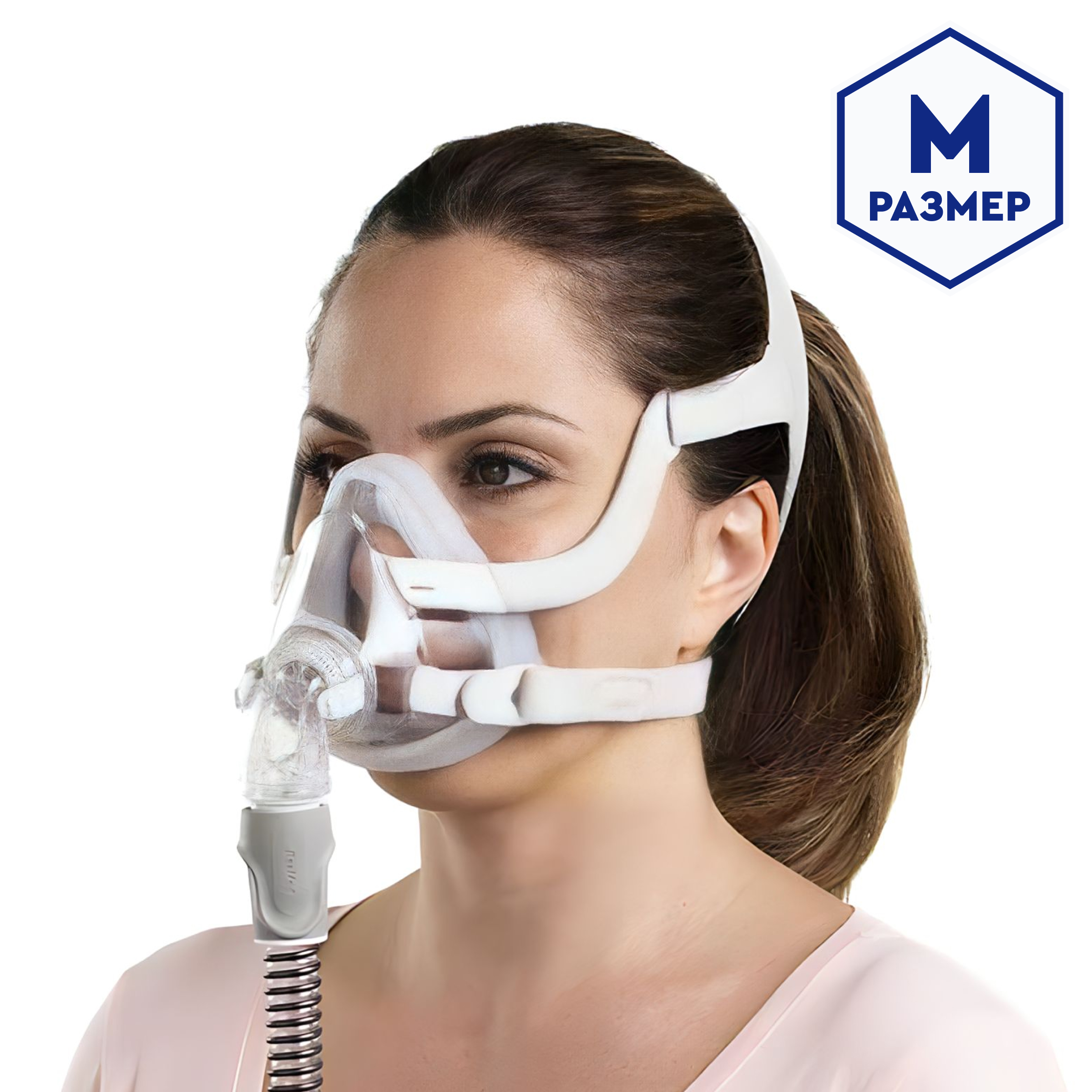 Маска ResMed дыхательная полнолицевая (AIRFIT F20, M)  от интернет-магазина trimm.store