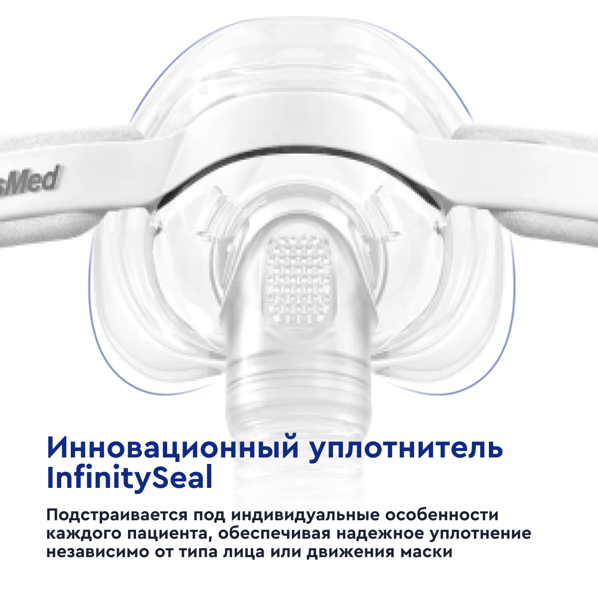 Маска ResMed дыхательная назальная (AIRFIT N20, S/for her)  от интернет-магазина trimm.store